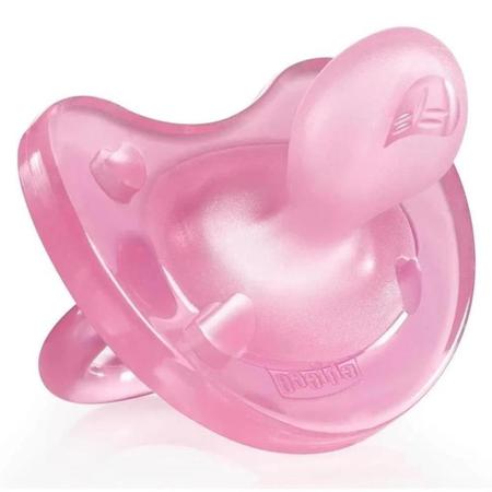 Imagem de 2 unidades Chupeta Soft Rosa Physio Forma (6-16m) - Chicco