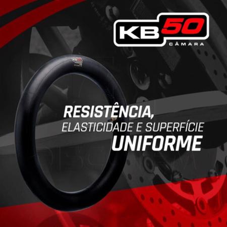 Imagem de 2 Unidades Par de Câmaras de Ar KB50 P/ Pneu de Moto CG 125 CG 150 CG 160 YBR Aro 18