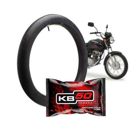 Imagem de 2 Unidades Par de Câmaras de Ar KB50 P/ Pneu de Moto CG 125 CG 150 CG 160 YBR Aro 18