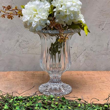 Imagem de 2 Vasos de Vidro Decorativo Lyor Renaissance Pequenos 11x14,5cm para Flores Hall de Entrada