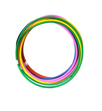 Imagem de 20 Bambolês Arco Argola Circuito Reforçado 55cm Colorido