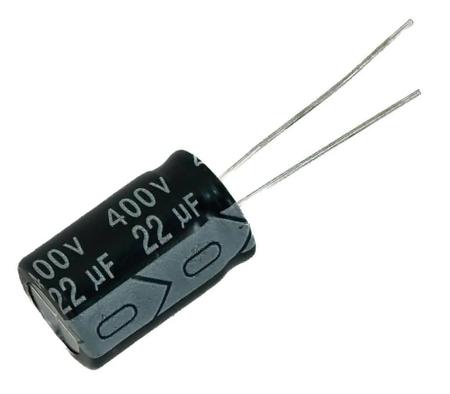 Imagem de 20 pçs - capacitor eletrolitico 22x400v - 22uf x 400v