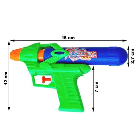 Kit 2 Lança Água Arminha Arma Pistola Brinquedo Water