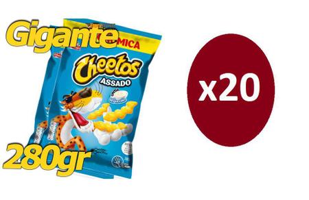 KIT COM 2 Cheetos Requeijão GIGANTE Elma chips 280G - Escorrega o