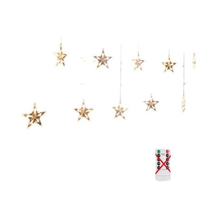 Imagem de 2024 Natal Festoon String Lights Fairy Garland Cortina Decoração Para Férias Ano Novo 220V 110V