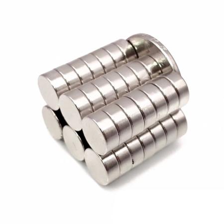 Imagem de 20pcs. Imã De Neodímio 10x4 Super Forte 10mm X 4mm - N35