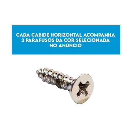 Imagem de 25 Gancho Duplo Cabide De Parede Horizontal De Metal Zamac