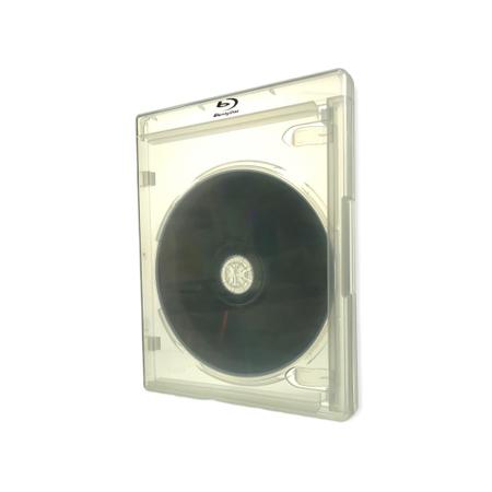 25 unidades estojo box blu-ray transparente solution 2go Imagem de 25 unidades estojo box blu-ray transparente solution 2go