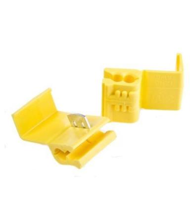 Imagem de 250 X Conector Derivação Emenda Cabos Fios Amarelo - 4 A 6mm