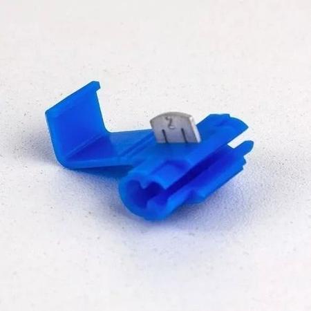 Imagem de 250 X Conector Derivação Emenda Cabos Fios Azul 1,5 A 2,5mm