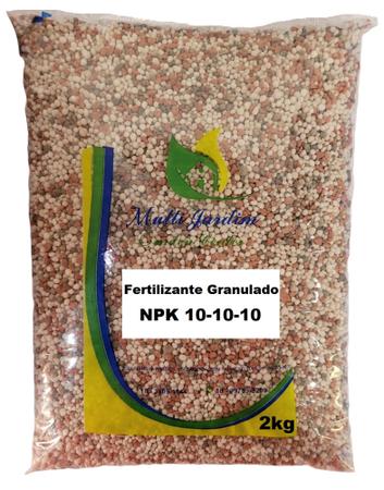 2kg Adubo Fertilizante NPK 10-10-10 Rosa Deserto Orquídeas Jardim - Multi Jardim Imagem de 2kg Adubo Fertilizante NPK 10-10-10 Rosa Deserto Orquídeas Jardim
