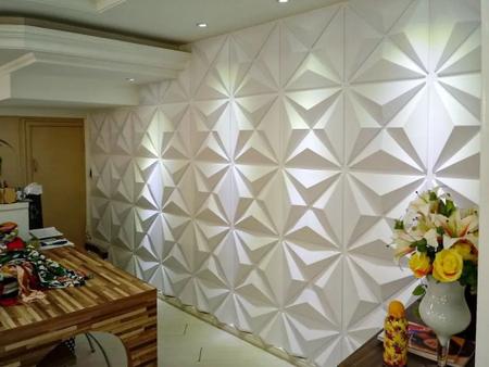 Imagem de 2m² Placas De Luxo Revestimento 3d Pvc Alto Relevo Envio Rap