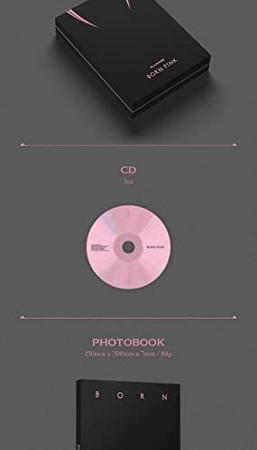 Imagem de 2º Álbum BLACKPINK PINK: CD, pôster, photobook, fotocartão, selfie photocard, filme instantâneo, postcard e tracking.  