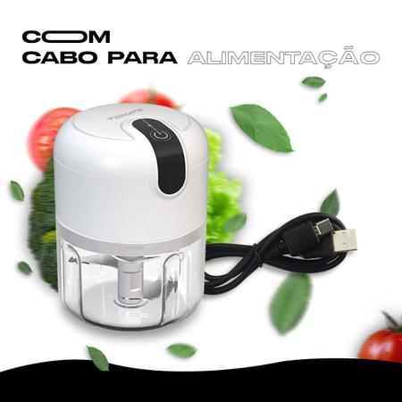 Mini Processador Elétrico Sem Fio Triturador Alimentos Usb - Tomate -  Triturador de Temperos - Magazine Luiza