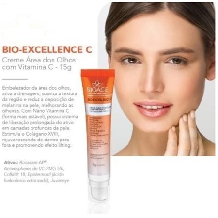 Imagem de 2X Bio-Excellence Creme Vitamina C Área Olhos BIOAGE