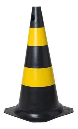 Imagem de 2x Cone Sinalização Rígido Plt 50cm De Trânsito