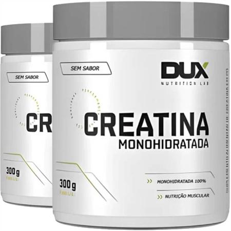 Imagem de 2x Creatina 100% Pura Monohidratada Dux Nutrition 300g - Kit 2 Unid