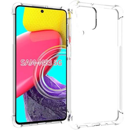 Imagem de 2x Peliculas de Vidro 3D + Capa Anti Shock Transparente para Samsung Galaxy M53 5G