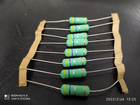 Imagem de 2x Resistor 0r47 5w 5%