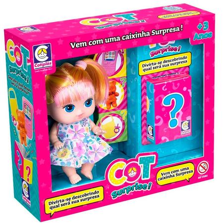 Boneca Happy Surprise Com Acessórios Surpresa Cabelo Rosa - Super Toys -  Bonecas - Magazine Luiza