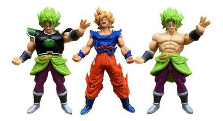 Kit 3 Bonecos Dragon Ball Super Broly, Goku, Vegeta, Produto Masculino  Dragon Ball Super Nunca Usado 86368005