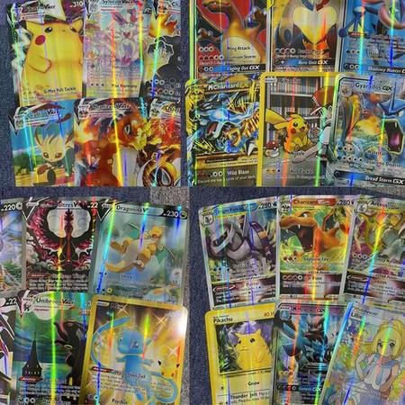 3 Cartas Pokémon Raro Brilhantes Chances Gx Vmax Vstar Jumbo - atelie -  Deck de Cartas - Magazine Luiza