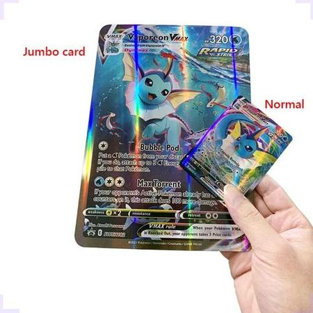 3 Cartas Pokémon Raro Brilhantes Chances Gx Vmax Vstar Jumbo - atelie -  Deck de Cartas - Magazine Luiza