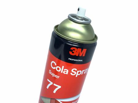 Imagem de 3 cola spray super 77 3m para isopor papel cortiça espuma
