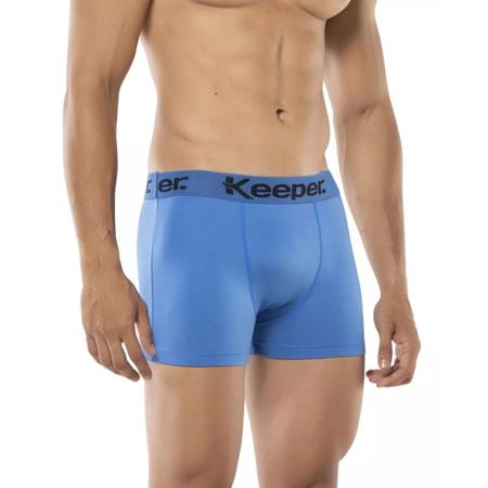 Imagem de 3 Cuecas Boxer Adulto Microfibra Masculina Keeper Box 300