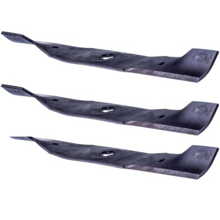 3 Facas Lâmina Trator Cortador de Grama Husqvarna YTH22v48 Imagem de 3 Facas Lâmina Trator Cortador de Grama Husqvarna YTH22v48