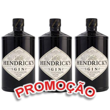 3 Gin Hendricks 750ml Importado - Original - Envio Imediato Imagem de 3 Gin Hendricks 750ml Importado - Original - Envio Imediato