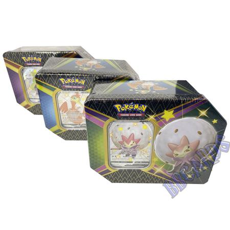 Kit 3 Pokémon TCG Lata Destinos Brilhantes - Pokémon Shiny