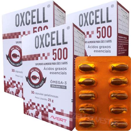 Oxcell 500 - Avert - Vitaminas e Suplementos para Pet - Magazine Luiza