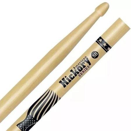 Imagem de 3 Pares Baqueta Liverpool 5b Hickory Ponta De Madeira Hy-5b