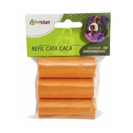 Imagem de 3 Refil Cata Caca Saquinho higiênico Biodegradável - PetMart