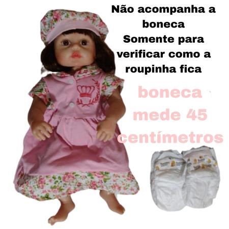 5 Roupinhas para bebê reborn menina tamanho RN - Duda Shop - Roupa de Boneca  - Magazine Luiza
