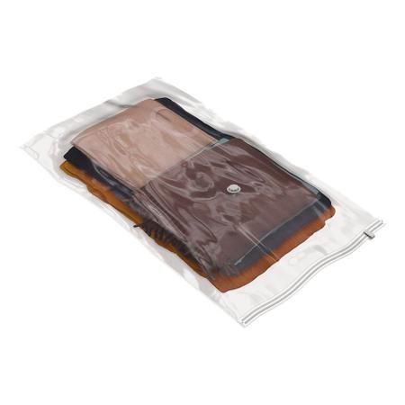 Imagem de 3 Saco a Vácuo Protetor Cobertor Edredom Travesseiro Guarda Roupa Closet Reduz 3x Volume Antimofo