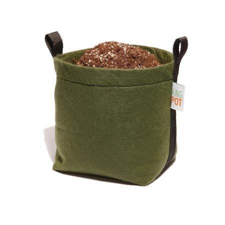 3 Vasos Plantas Feltro Alças 4 Litros Decoração Cultivo Mix - King Pot Imagem de 3 Vasos Plantas Feltro Alças 4 Litros Decoração Cultivo Mix