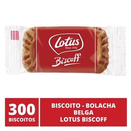 Imagem de 300 Biscoitos - 6 Pacotes x 50 - Lotus Biscoff (Caixa)