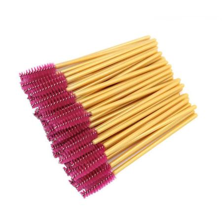300 Pack Varinhas de rímel a granel pincéis descartáveis para extensões Upgrade Eye Lash Wand Makeup Tool Kit, Ouro / Rosa - myaokue-up Imagem de 300 Pack Varinhas de rímel a granel pincéis descartáveis para extensões Upgrade Eye Lash Wand Makeup Tool Kit, Ouro / Rosa