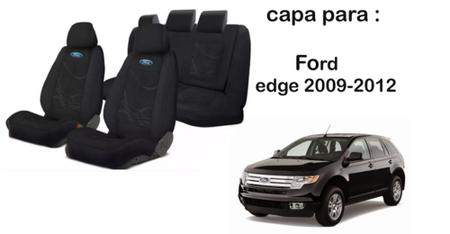 324Kit Premium Ford Edge 2009-2012: Capas, Volante, Chaveiro - Aero Print Imagem de 324Kit Premium Ford Edge 2009-2012: Capas, Volante, Chaveiro