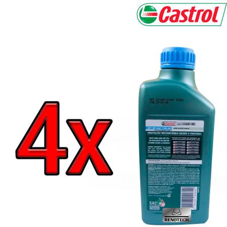 Imagem de 3372569 - kit com 4 óleos 15w40 sn castrol magnatec flex 1 litro semi sintético