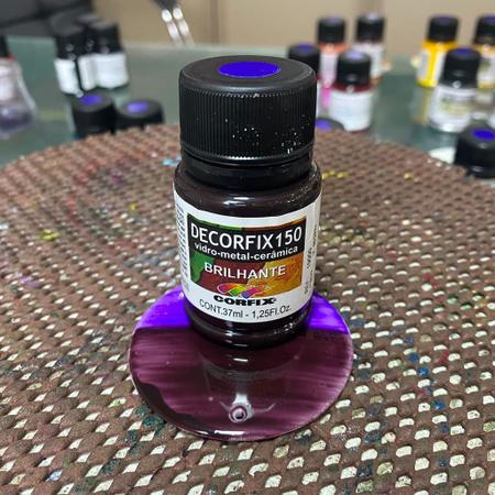 Imagem de 358 BRILHANTE  TINTA DECORFIX150 - BLACK GRAPE - 37ml