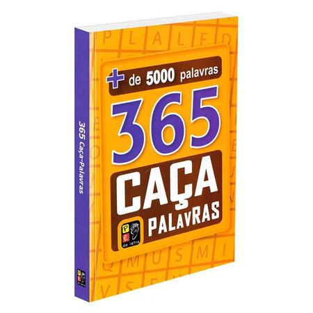 Kit 3 Livros, 365 Caça Palavras - Pé da Letra