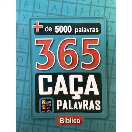 Livro 365 Caça-Palavras Bíblico - Livraria Com Cristo