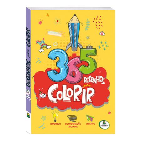 Imagem de 365 Desenhos Para Colorir (Amarelo) - Todolivro