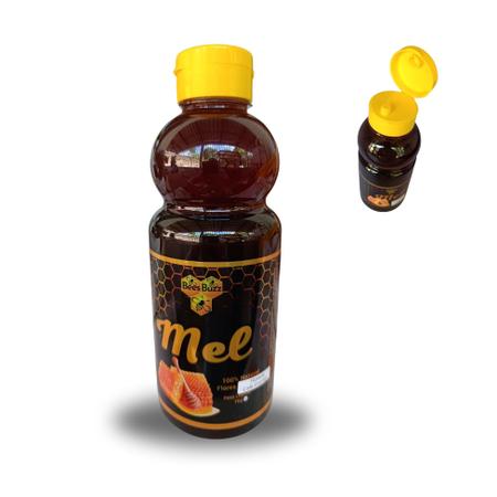 Imagem de 3X Mel 100% natural BEES BUZZ 1Kg Bisnaga Flor Café Conilon