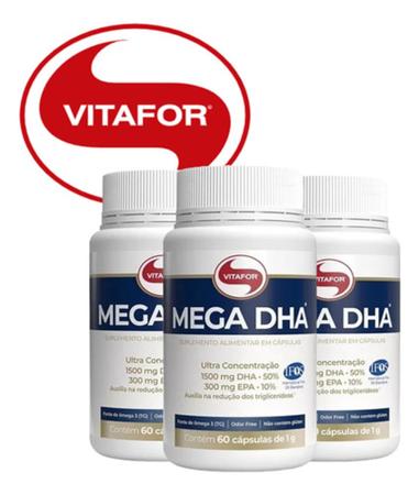 Mega DHA 1500mg 60 Cápsulas - Vitafor