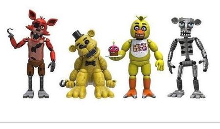 4 Bonecos Fnaf Foxy, Golden, Animatronic, Chica Five Nights - funcko -  Colecionáveis - Magazine Luiza