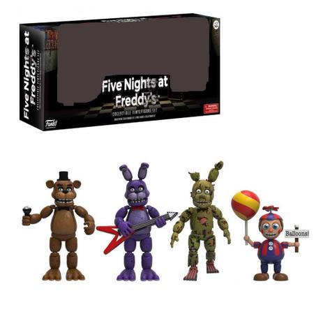 4 Bonecos Fnaf Freddy, Bonnie, Springtrap, Balloon Boy - funko - Bonecos -  Magazine Luiza